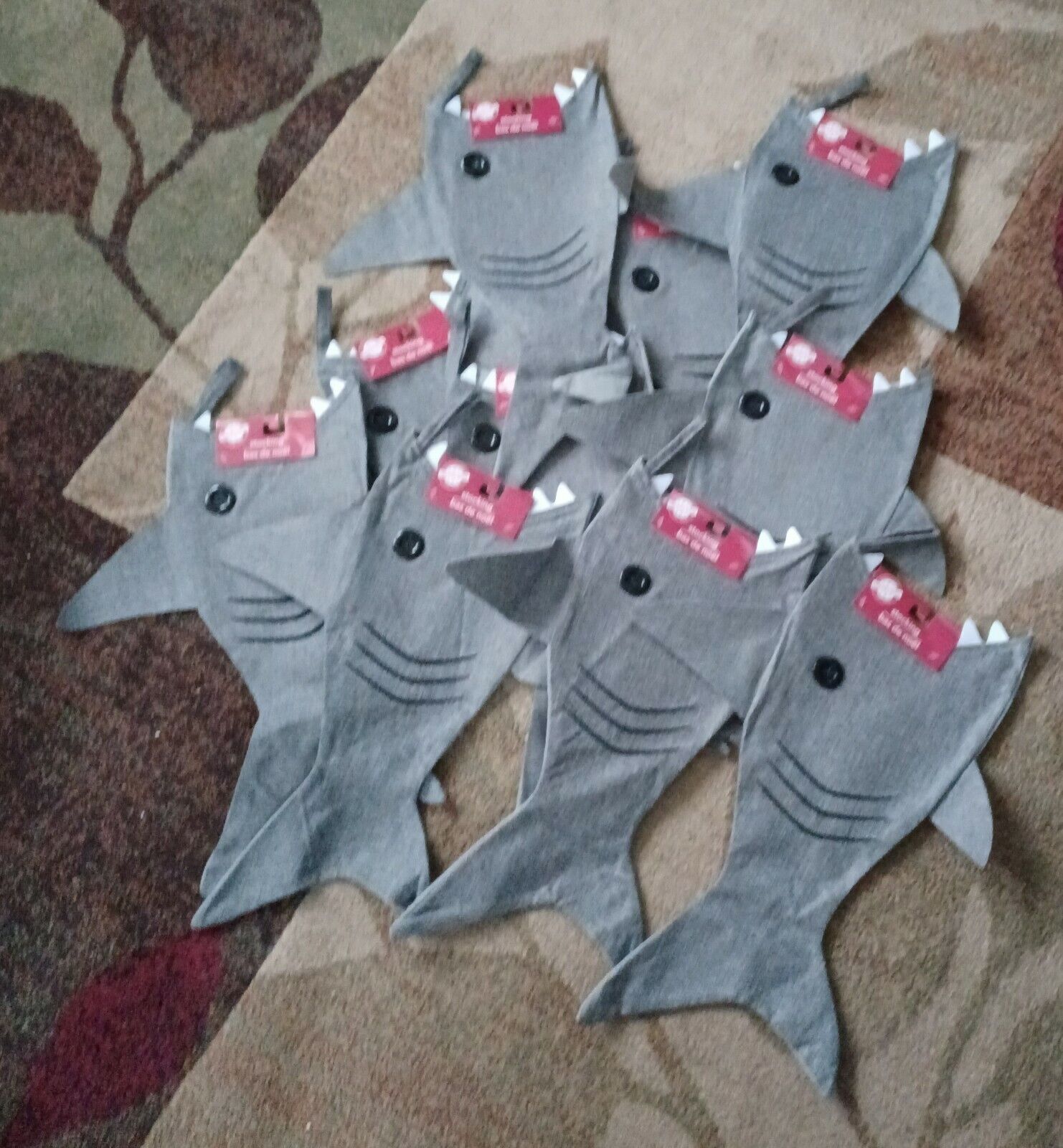 10 Limited 5% OFF price Shark xmas stockings decor bags new gift
