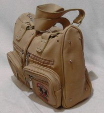 ♛  La Martina große Umhängetasche beige 35 x 28 x 12 cm  ♛