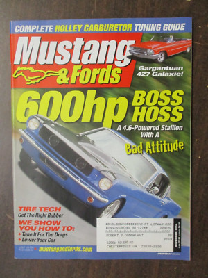 MUSTANG & FORDS MAGAZINE NOVEMBER 2004 427 GALAXY 1973 GRAND TORINO SPORT CARS