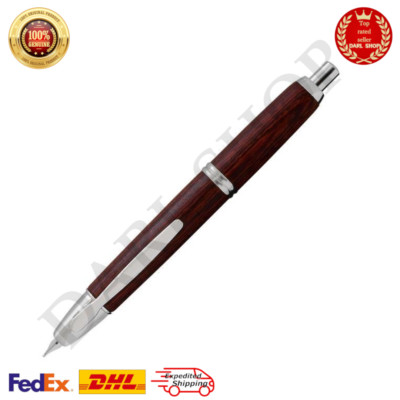 Pilot Namiki Wood Axis CAPLESS Fountain Pen Deep Red EF Nib FC-25SK-DR-EF
