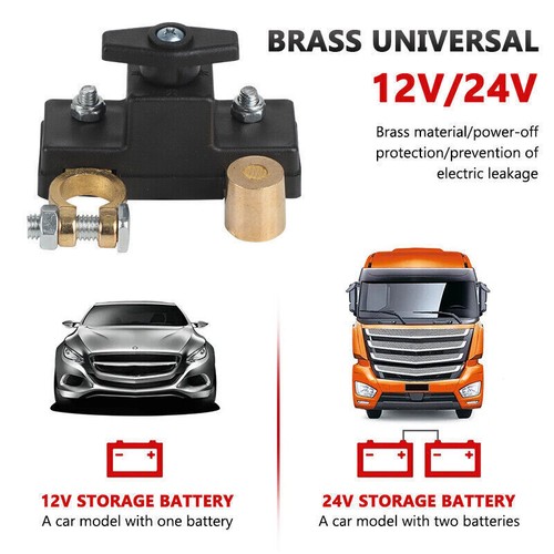 12V-24V Battery Switch Disconnect Isolator Master Power Cut-Off ON/Off ATV Car - Picture 7 of 12
