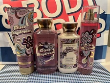 Bath & Body Works DISCO DAYDREAM Mist Body Cream Lotion Shower Gel Set of 4 NEW