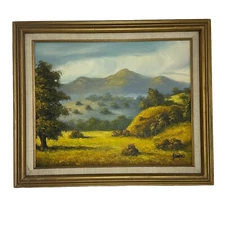 Dewey Bradford Signed Texas Landscape Oil Painting