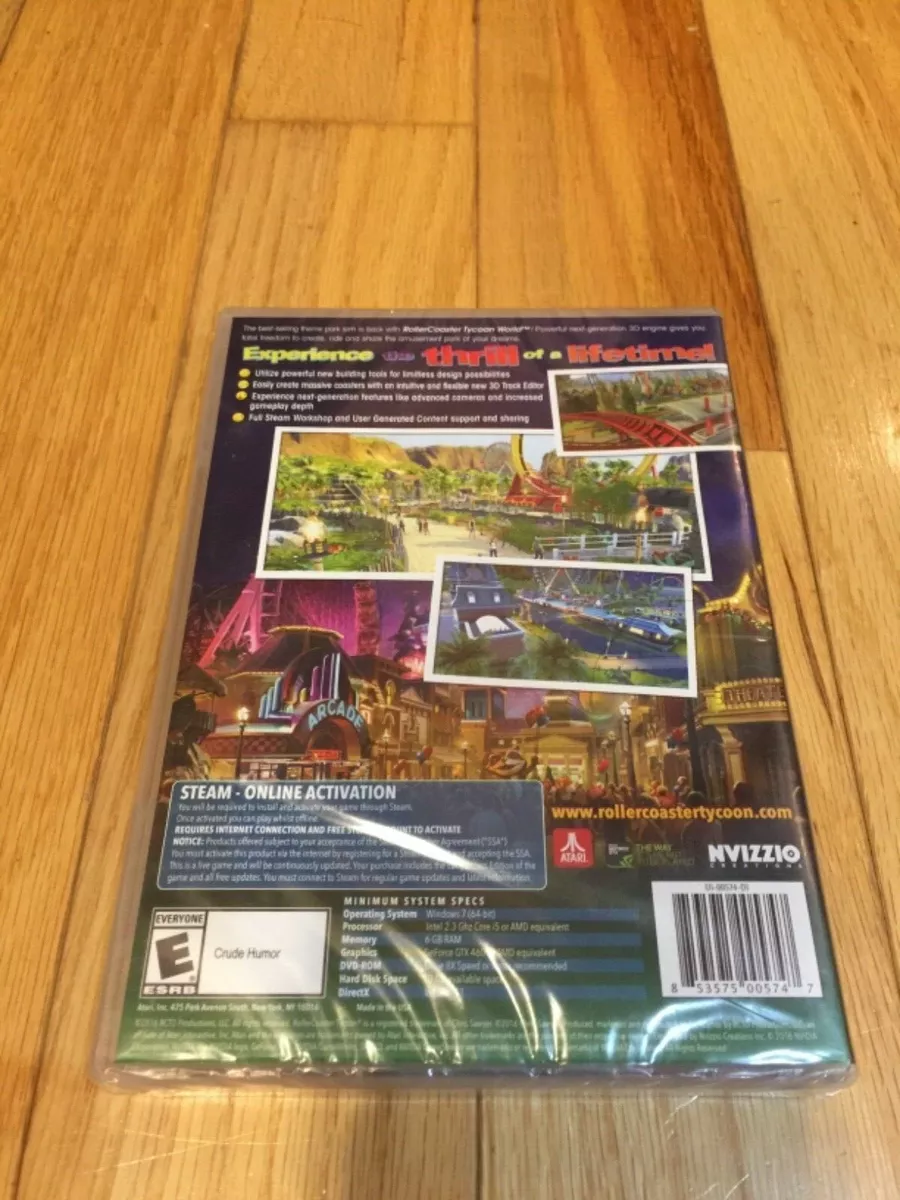 RollerCoaster Tycoon World, Atari, PC, 853575005747 