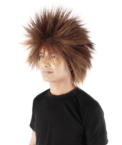 80er Stachel Rock Perücke für Herren - Punk Rockstar Haarband Kostüm Accessoire Retro Fan - Bild 93 von 192