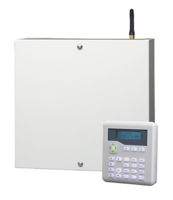 I-ON 10 Zonen Kabelgebunden Alarm Control Panel C/W KEY-K01 LCD Tastatur & GSM SMS Wähler