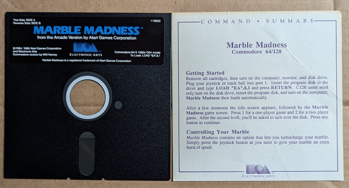 FC★MARBLE MADNESS NES 海外版★箱付・説明書付・ソフト付 Marble Madness - NES – Stateline Video Games Inc.
