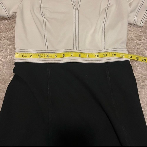 TORY BURCH Ponte Color-Block MIDI Dress Size small petite - Picture 5 of 10