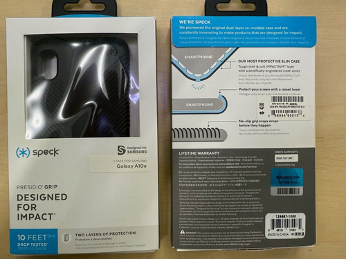 Speck Presidio2 Grip Dual Layer Case for Samsung Galaxy A10e - Black - Picture 2 of 3