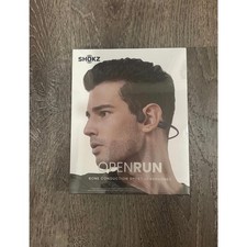 SHOKZ OpenRun Black Bone Conduction Bluetooth Headphones S803-ST-BK-US  BIN 