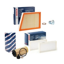 BOSCH OIL AIR CABIN FILTERS SERVICE KIT FOR BMW 120i 1.5 F40 MSPORT 2019+