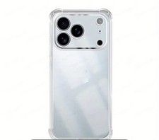 Clear TPU Slim Shockproof Case Screen Protector for iPhone