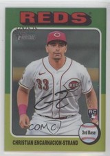 2024 Topps Heritage Chrome Refractor /575 Christian Encarnacion-Strand #182 sq1