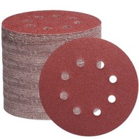 Stebruam 105 StüCk Schleifpapier 125Mm Klett, Profi 125 Schleifscheiben Rund 8