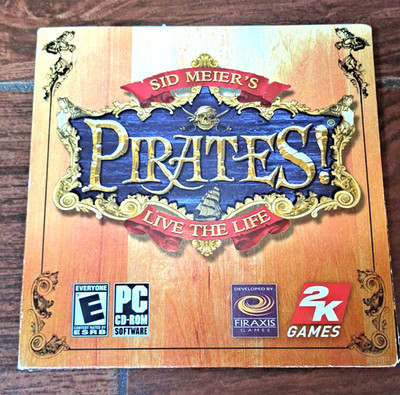 Sid Meiers Pirates Live The Life Pc Cd ROM Game 