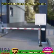 UHF RFID Long Range Card Reader 5M 8dbi Antenna Parking System Access Control US