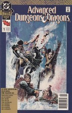 Advanced Dungeons And Dragons Annual #1 (Newsstand) FN; DC | TSR - w/Bag+Board