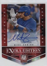 2012 Elite Extra Edition Aspirations Die-Cut Signatures Mike Zunino Auto u0h