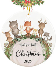 Babys First Christmas Ornament 2025, My First Christmas Ornament, Baby's First X