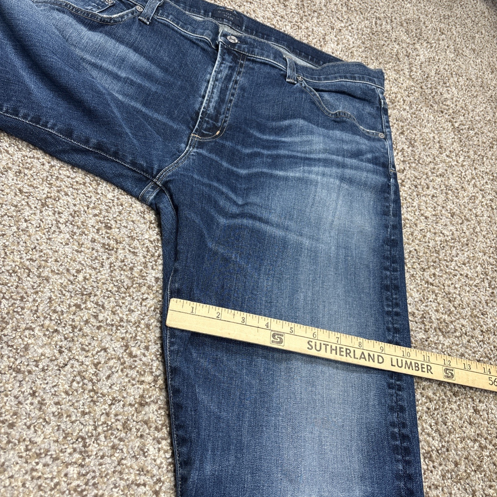 Mens Citizens of Humanity COH Man Jeans Sid Denim Straight Leg Sz 38 X 32 - View 14