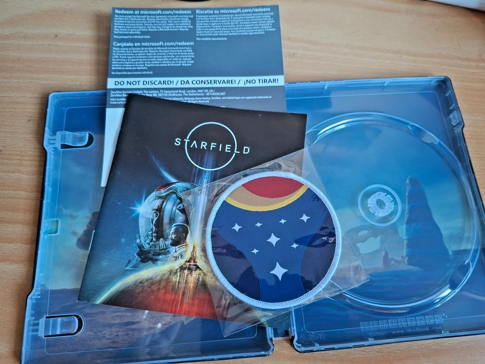 Starfield Premium Upgrade Steelbook Edition Xbox Series X + Badge + Code New, photo 2 of 3