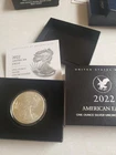 2022-W U.S. American Eagle 1 oz .999 Silver Uncirculated Coin w/ C.O.A. & Box
