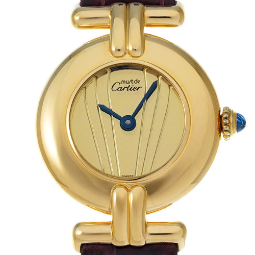 Cartier Must Colisee Vermeil SM 590002 (590002) Quarz 24mm #WW2414 - Bild 5 von 5