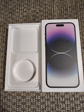 Apple iPhone 14 Pro Max 256 GB Deep Purple Empty BOX ONLY NO PHONE