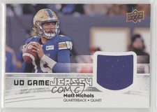2018 Upper Deck CFL UD Game Jersey Matt Nichols #GJ-MN 2d8