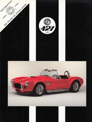 EXCALIBUR 427 COBRA JAC Sportscar Prospekt Brochure 1994 64