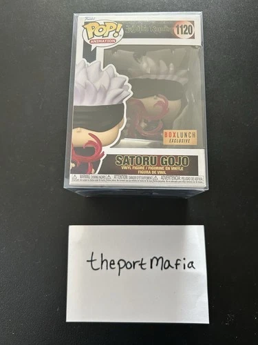 Funko POP! Jujutsu Kaisen Satoru Gojo #1120 Box Lunch Exclusive + Protector!