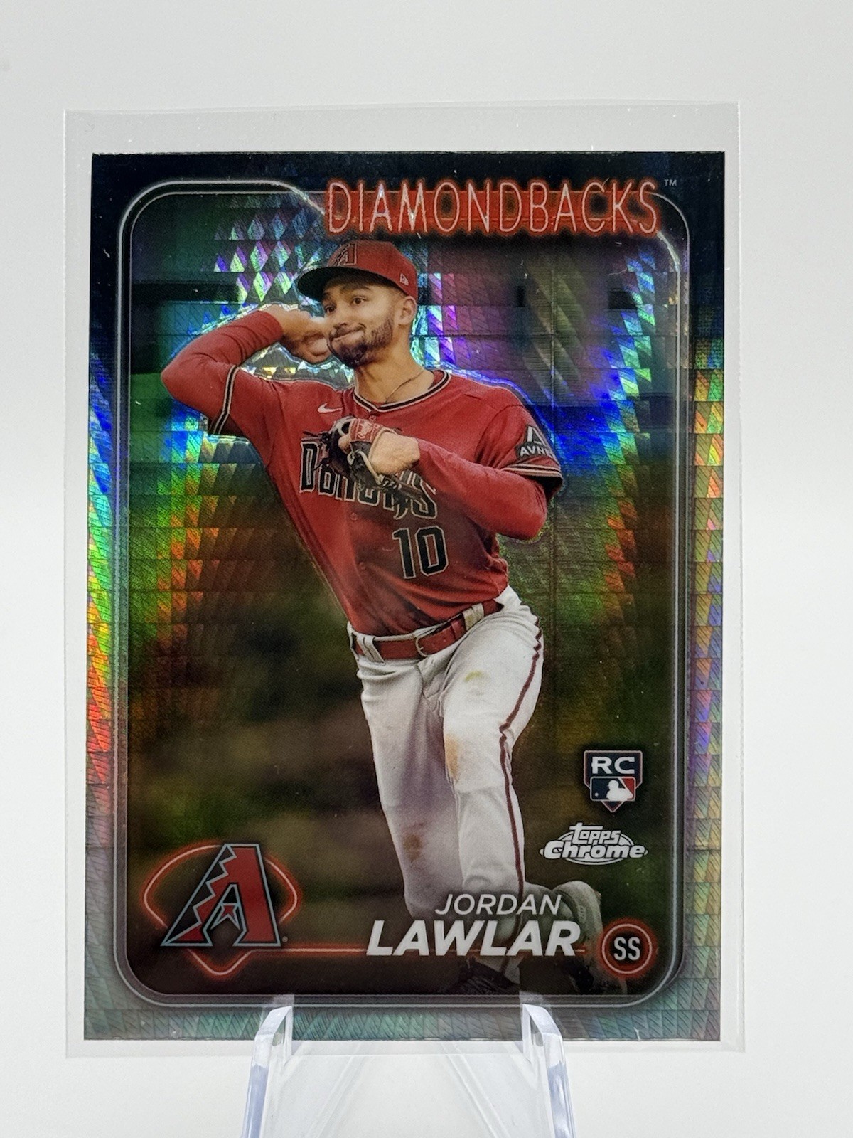 2024 Topps Chrome - Jordan Lawlar #229 Refractor (RC)