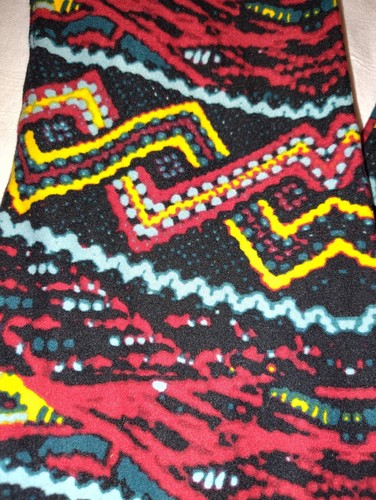 LuLaRoe Leggings Kids L/XL NWOT Crazy Shapes Stripes NEW OS - Picture 2 of 3