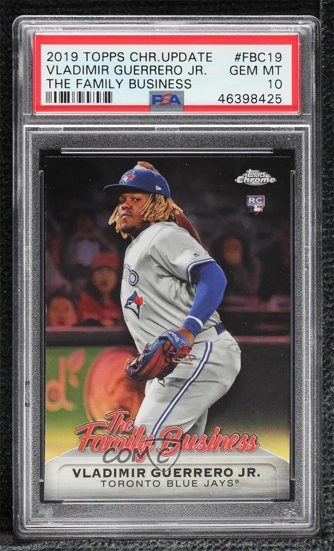 2019 Topps Chrome TOPPS CHROME UPDATE THE FAMILY BUSINESS #FBC19 Vladimir Guerrero Jr. front
