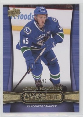 2013-14 Upper Deck Overtime Gold 45/99 Jordan Schroeder #24 Rookie RC 4p5