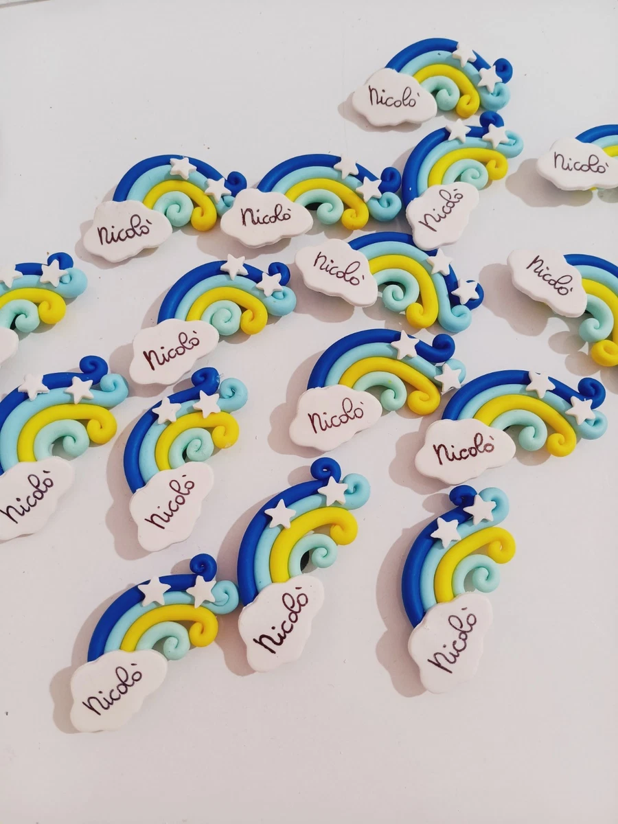 8 Pezzi Palloncini a Forma di Arcobaleno, Palloncino Foil Nuvola, XXL Pallone del Nappa Nuvola del alluminio, Palloncini Sole Sorridente Cloud per Bambini compleanno Baby Shower feste Decorazioni