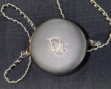 Christian Dior 2024 Novelty Pouch Black with Shoulder Chain Unused Rare