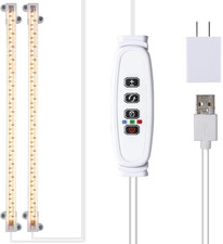 LED Grow Light Strips, 13 Inches Grow Lights for Indoor Plants Full Spectrum 350