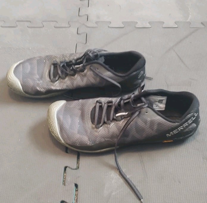 Merrell Vapor Glove 3 scarpa da ginnastica donna 9 grigio nero J12674 minimalista trail