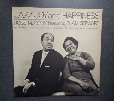 ROSE MURPHY SLAM STEWART Jazz Joy & Happiness LP United Artists Jazz EX