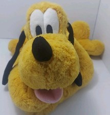 Disney Store Exclusive Sitting Pluto Dog Plush Stuffed Animal 16 Toy Doll Soft