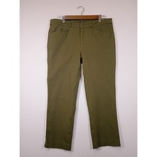 Business Casual Banana Republic Womens 8 Olive Green Stretch Chino Pants