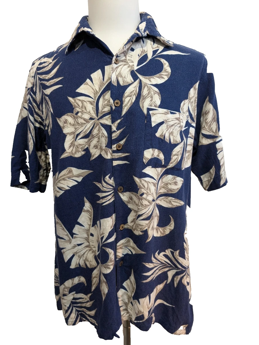 Chemise Graphique Vintage Homme Taille 40 (M) - Beige Moyen Polyester