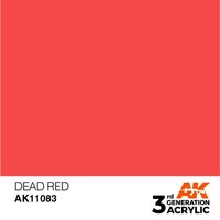 Ak Interactive 11083 3GA Dead Red (Standard) 17Ml