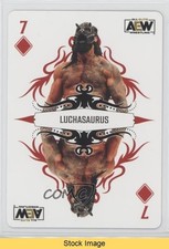 2023 Upper Deck AEW All Elite Wrestling Luchasaurus 7 of Diamonds READ 0rt4