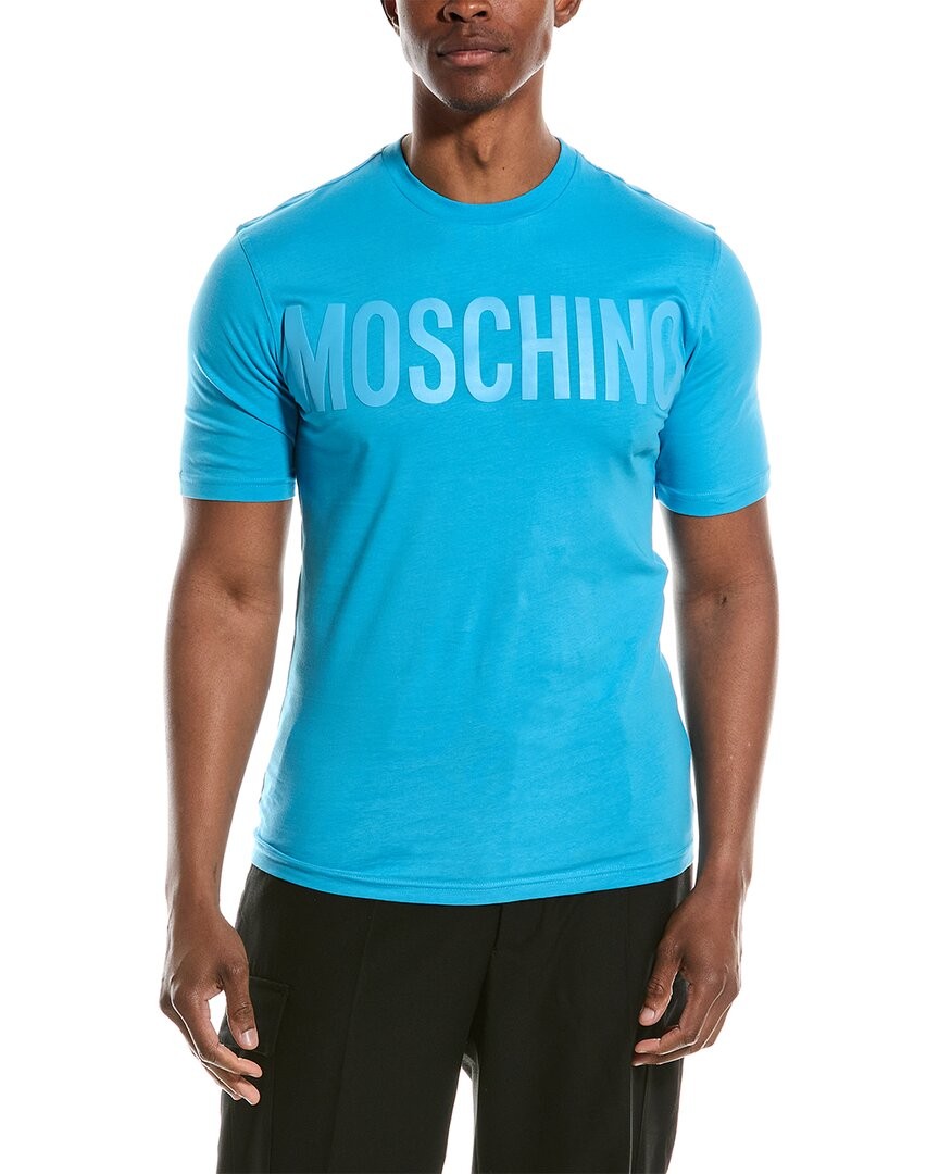 Футболка Moschino мужская синяя 48 16490₽