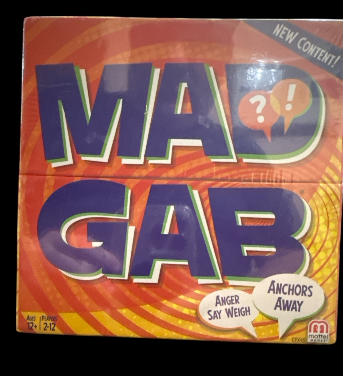 Mattel 2-12 Players Game Night New Sealed Box