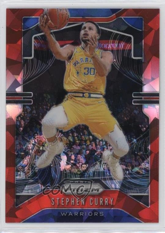 2019-20 Panini Prizm Red Ice Prizm Stephen Curry #98 nd3