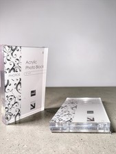 6x4 inch Picture Frames Acrylic Frame 20mm Thicker Lucite Double Sided wi