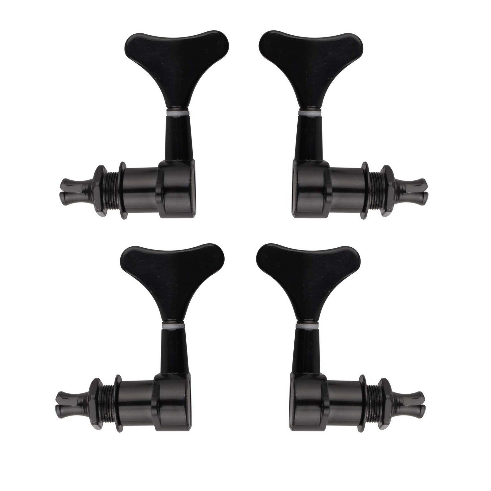 MÉCANIQUES DE BASSE ACOUSTIQUE CHROME CONTEXTE 2L2R LOT DE 4 CHEVILLES